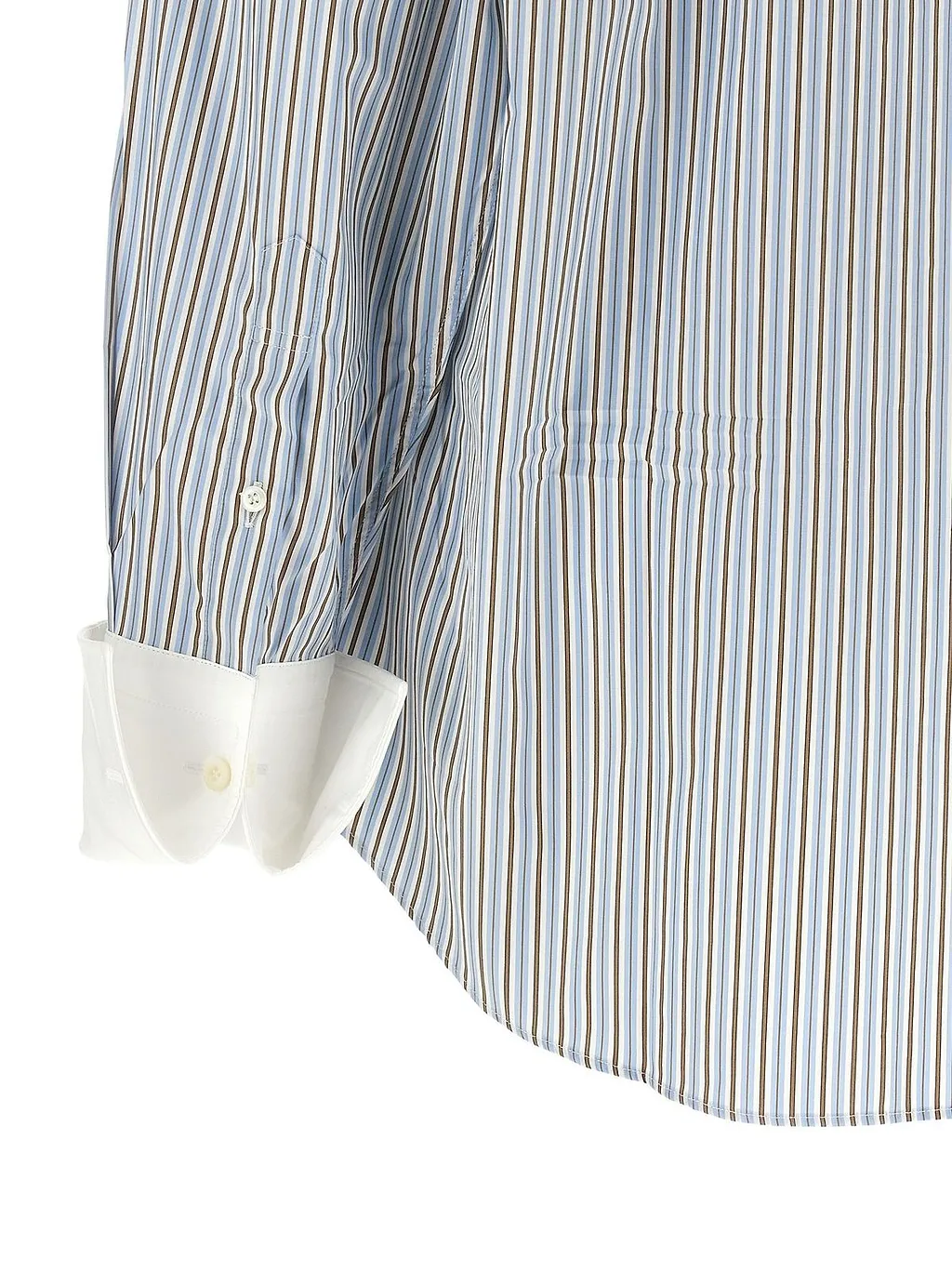 Prada Striped Poplin Shirt