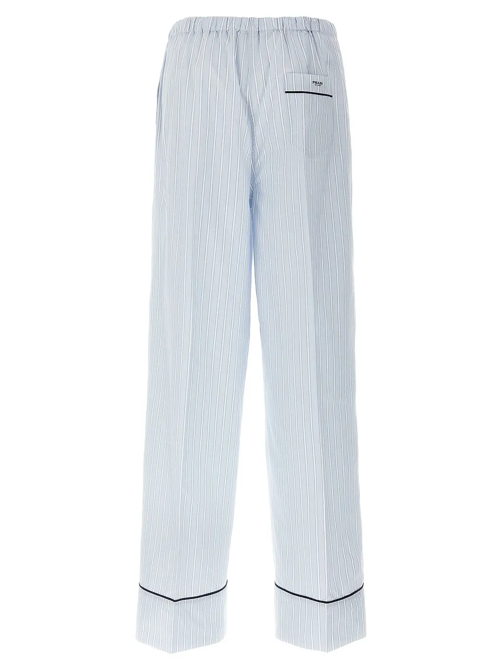 Prada Striped Straight Leg Pants