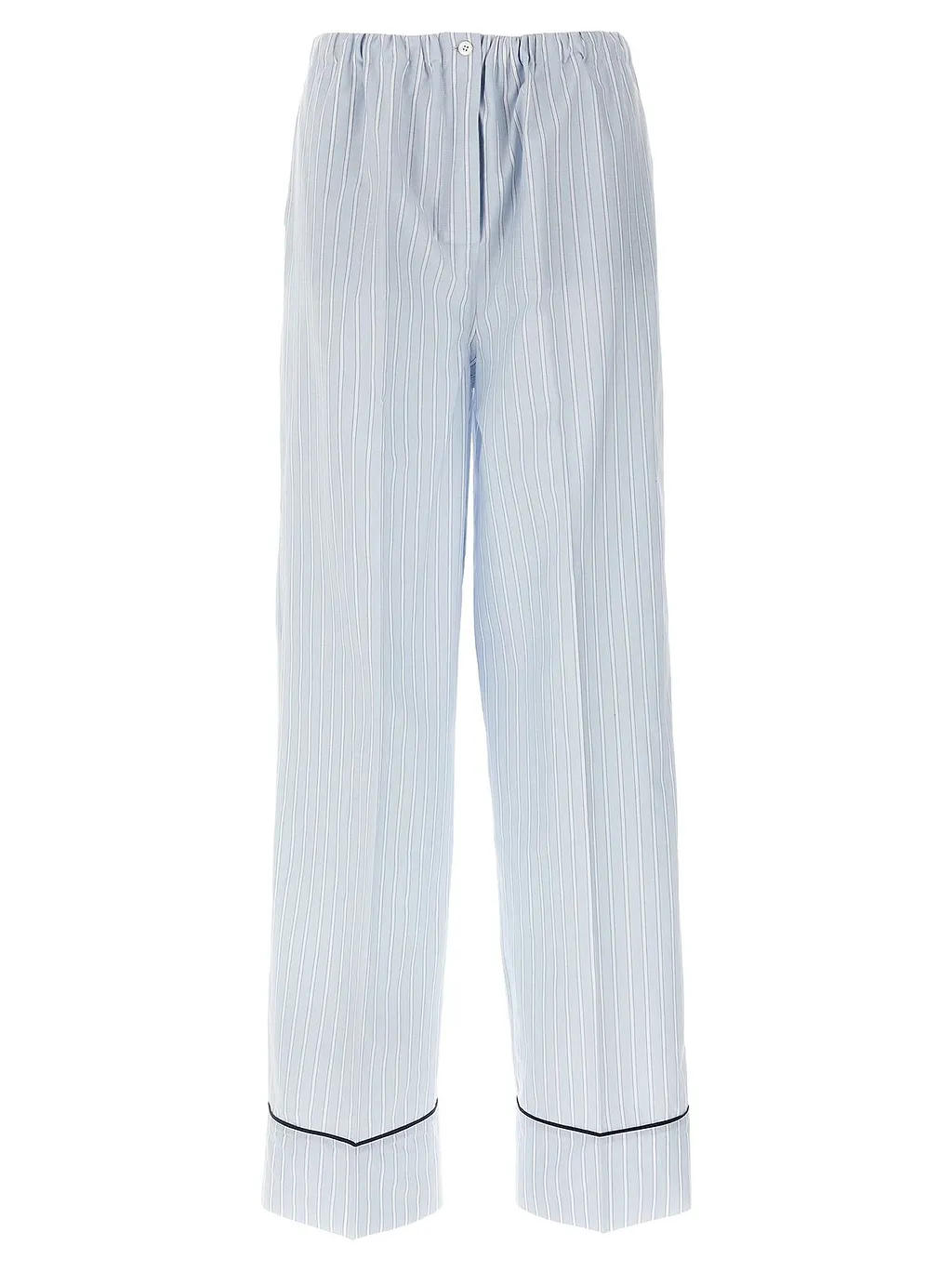 Prada Striped Straight Leg Pants