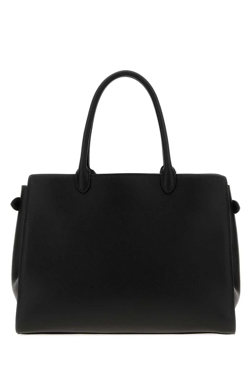 Prada Structured Leather Tote Bag
