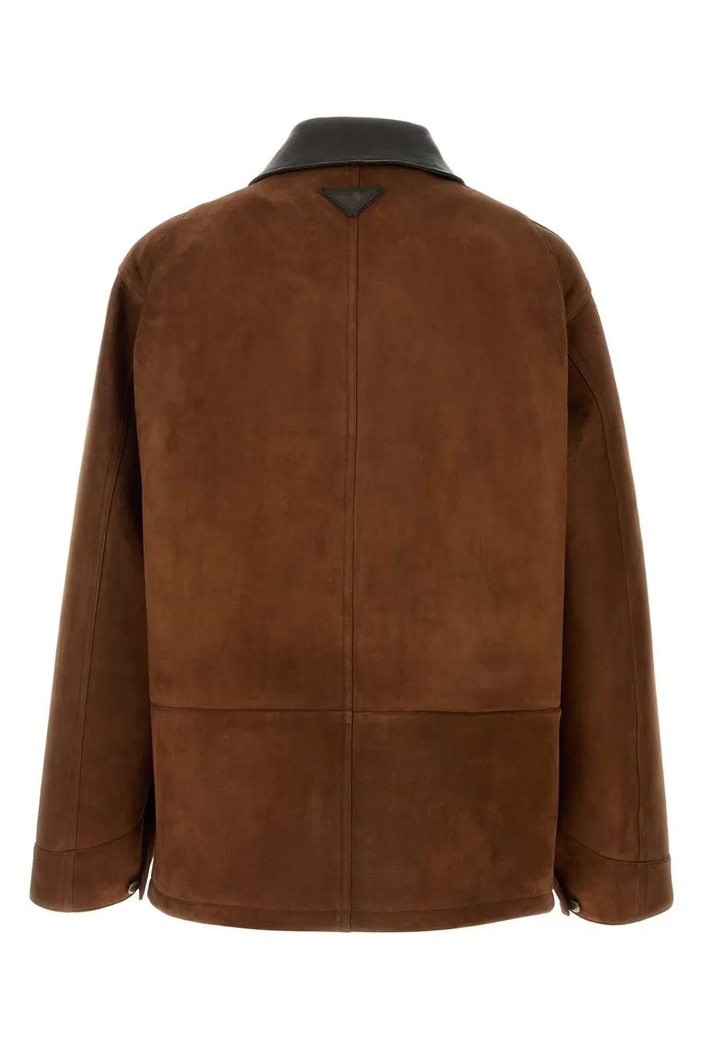 Prada Long-Sleeved Button-Up Overshirt
