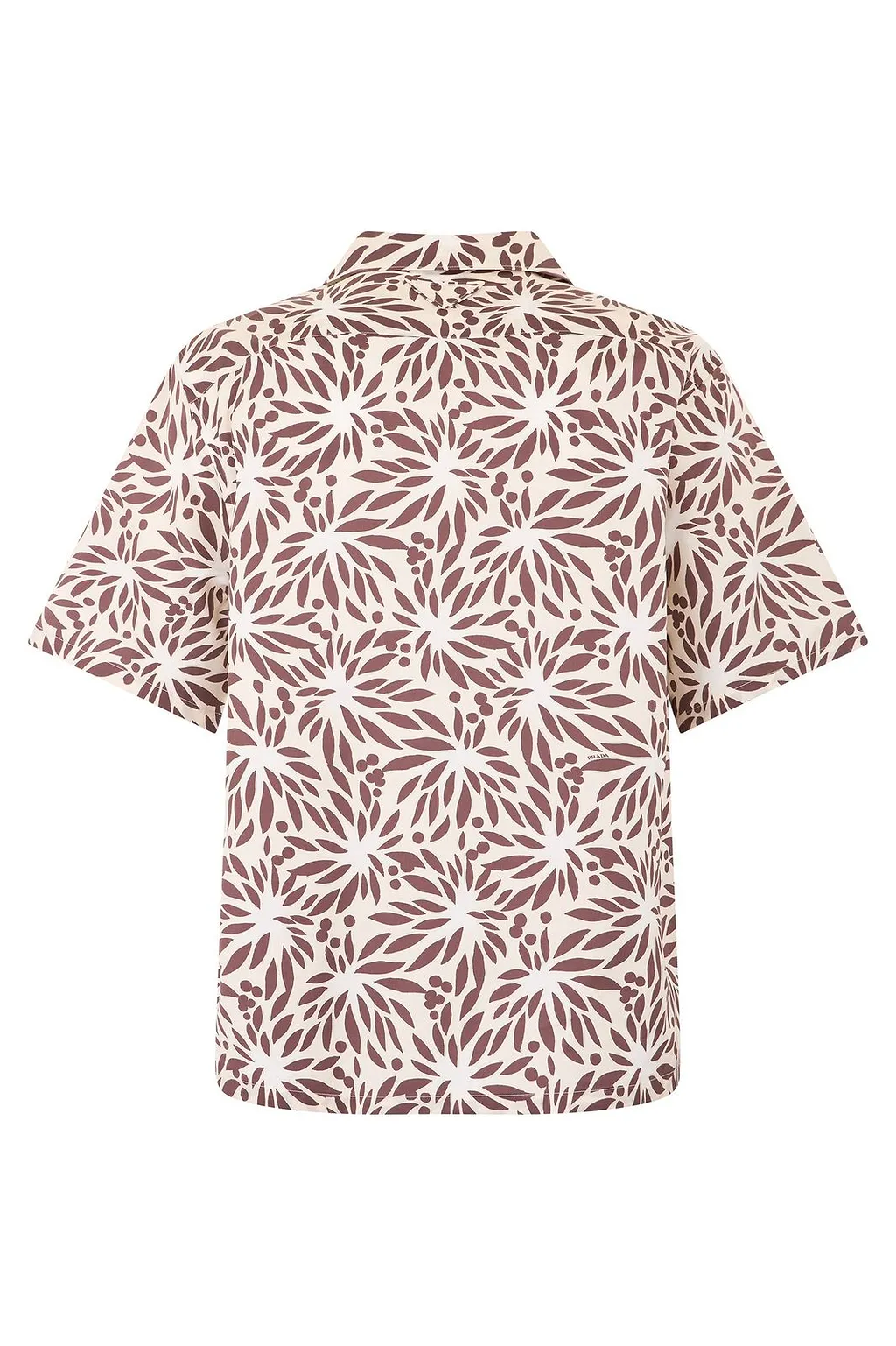 Prada Pattern Printed Short-Sleeved Shirt