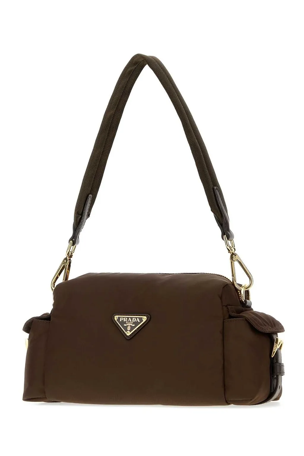 Prada Tessuto Flap Pocket Shoulder Bag