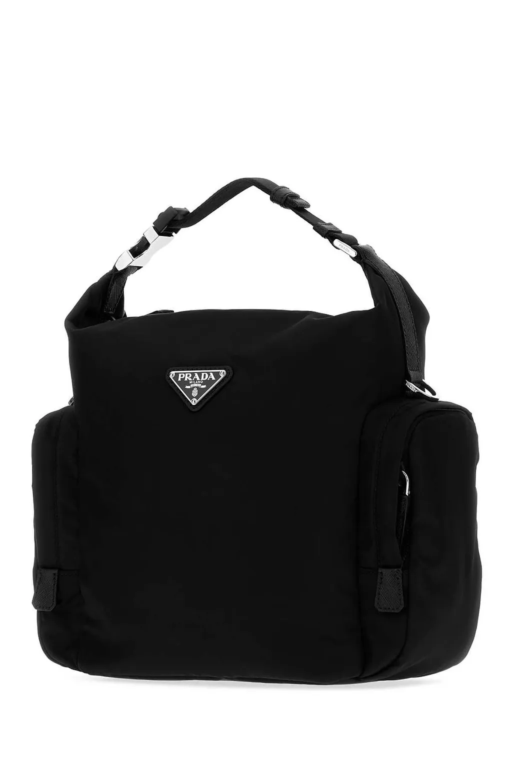 Prada Tessuto Side-Pocket Tote Bag