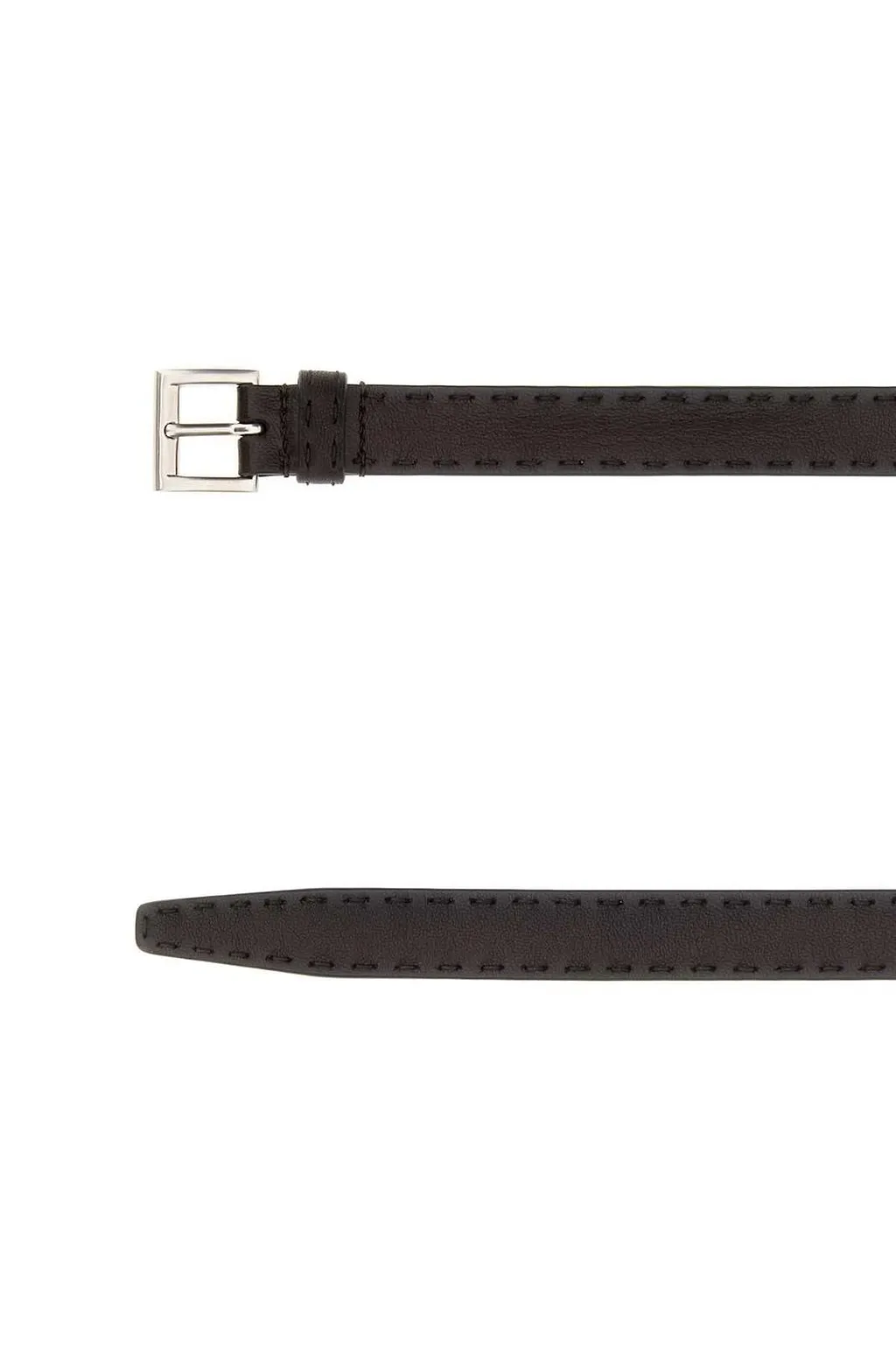 Prada Tonal Stitching Buckle Belt