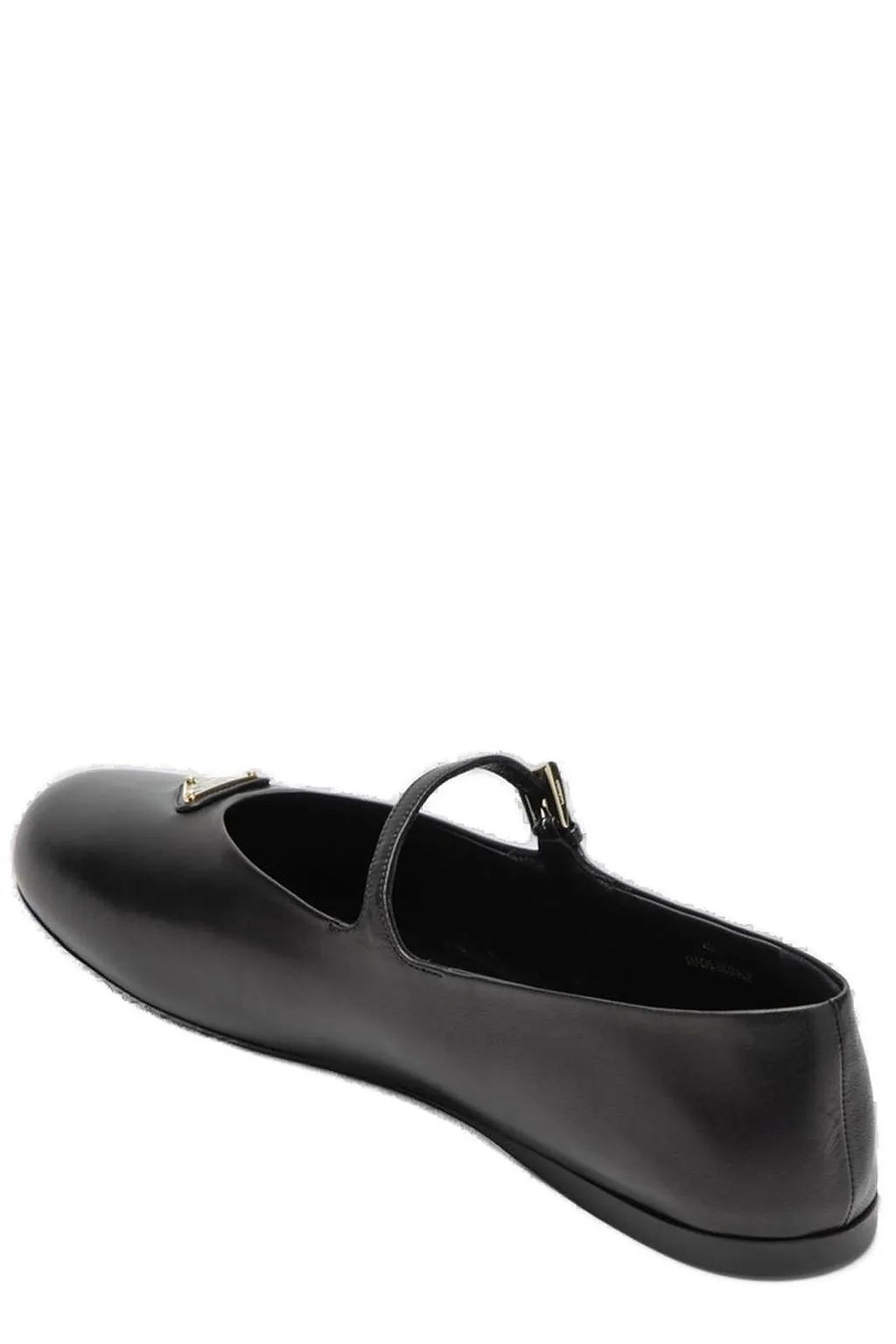 Prada Triangle-Logo Ballet Flats