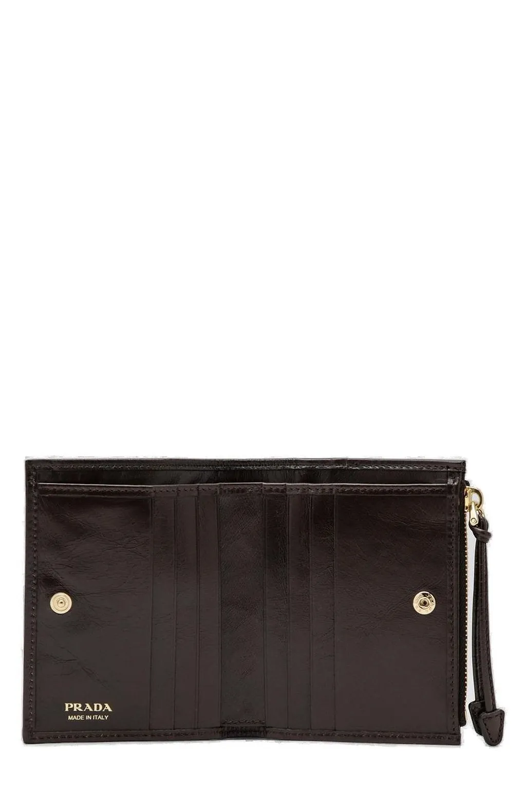 Prada Triangle-Logo Bi-Fold Wallet