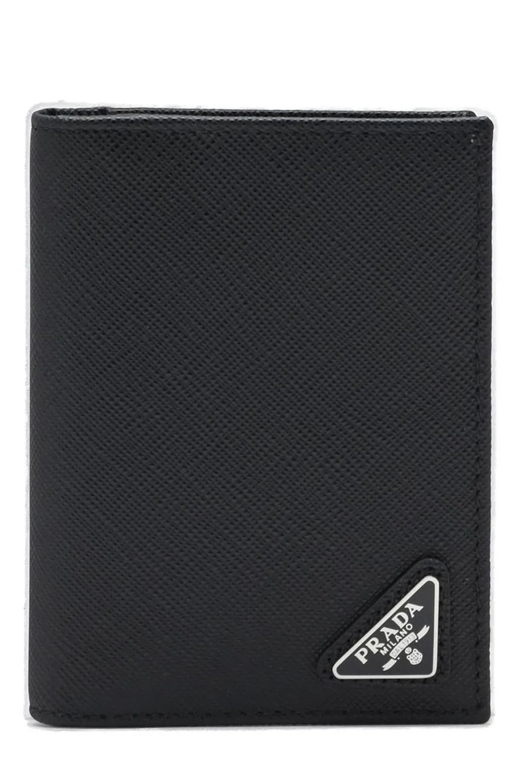 Prada Triangle-Logo Bi-Fold Wallet