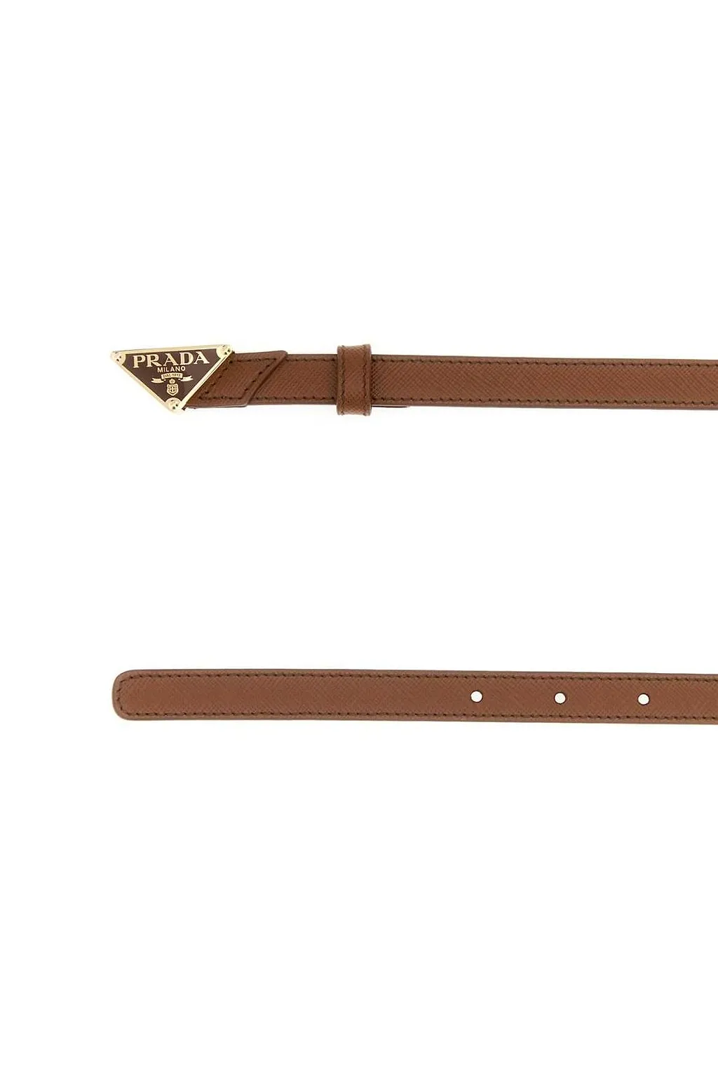 Prada Triangle-Logo Buckle-Fastened Belt