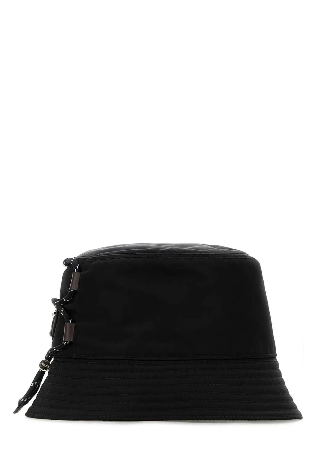 Prada Triangle-Logo Buckle Hat