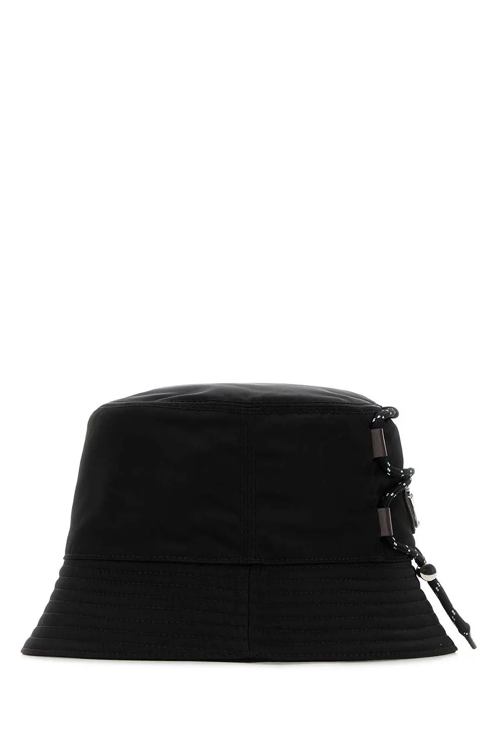 Prada Triangle-Logo Buckle Hat