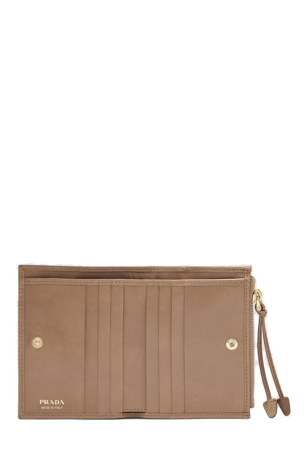 Prada Triangle-Logo Bi-Fold Wallet
