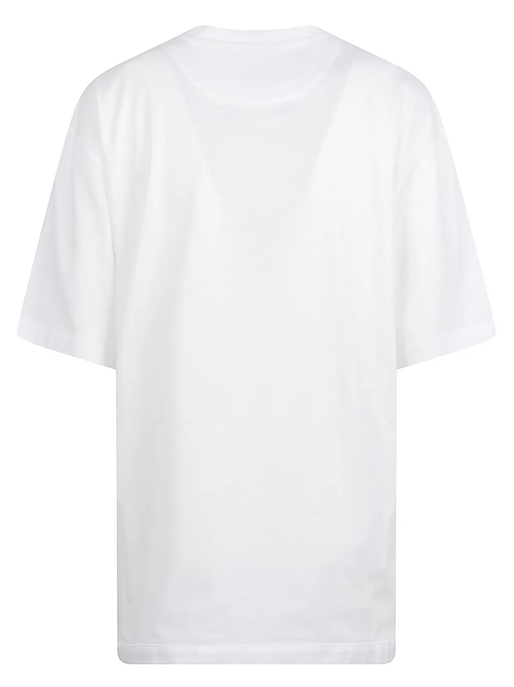 Prada Triangle-Logo Crewneck T-Shirt