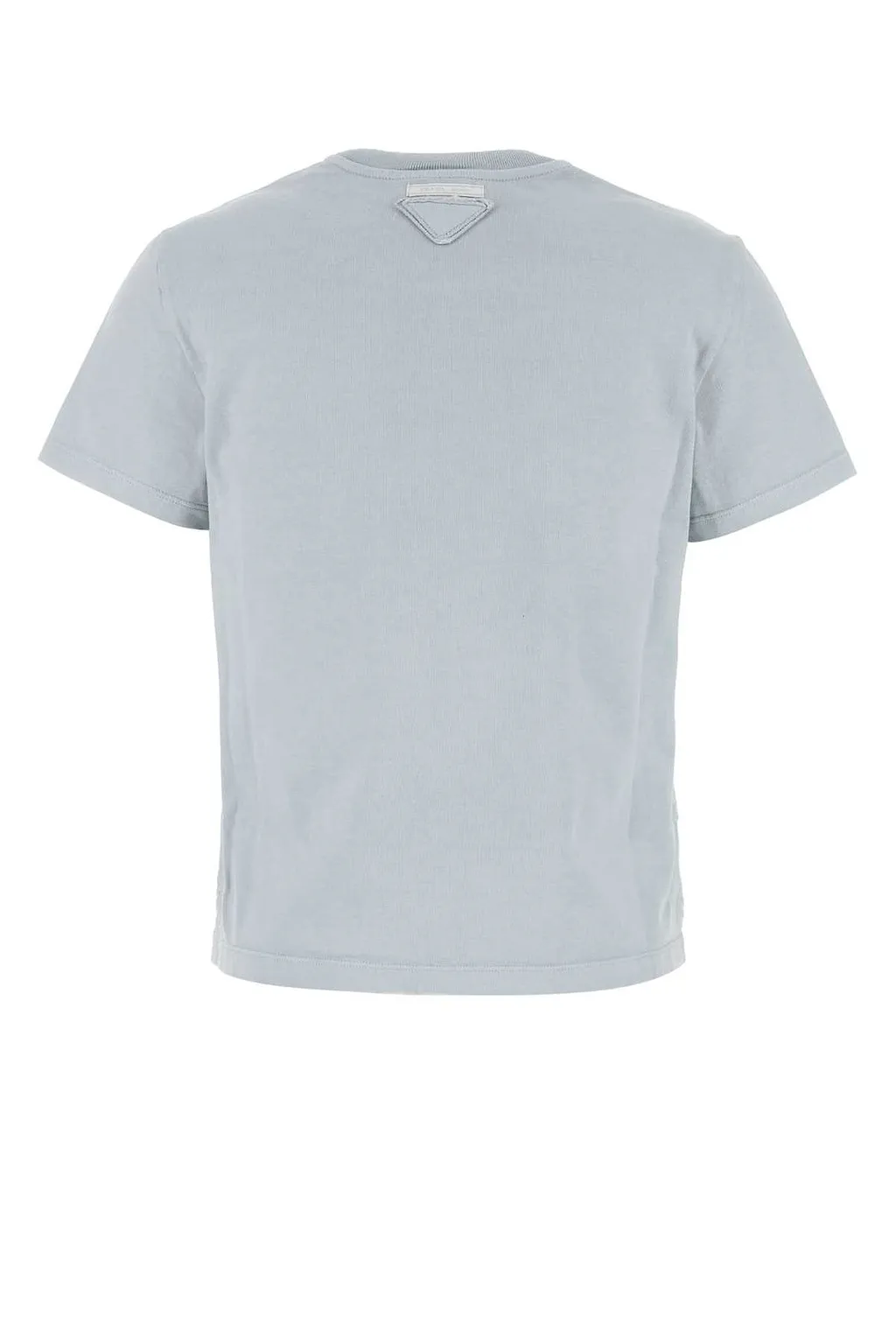 Prada Triangle-Logo Crewneck T-Shirt