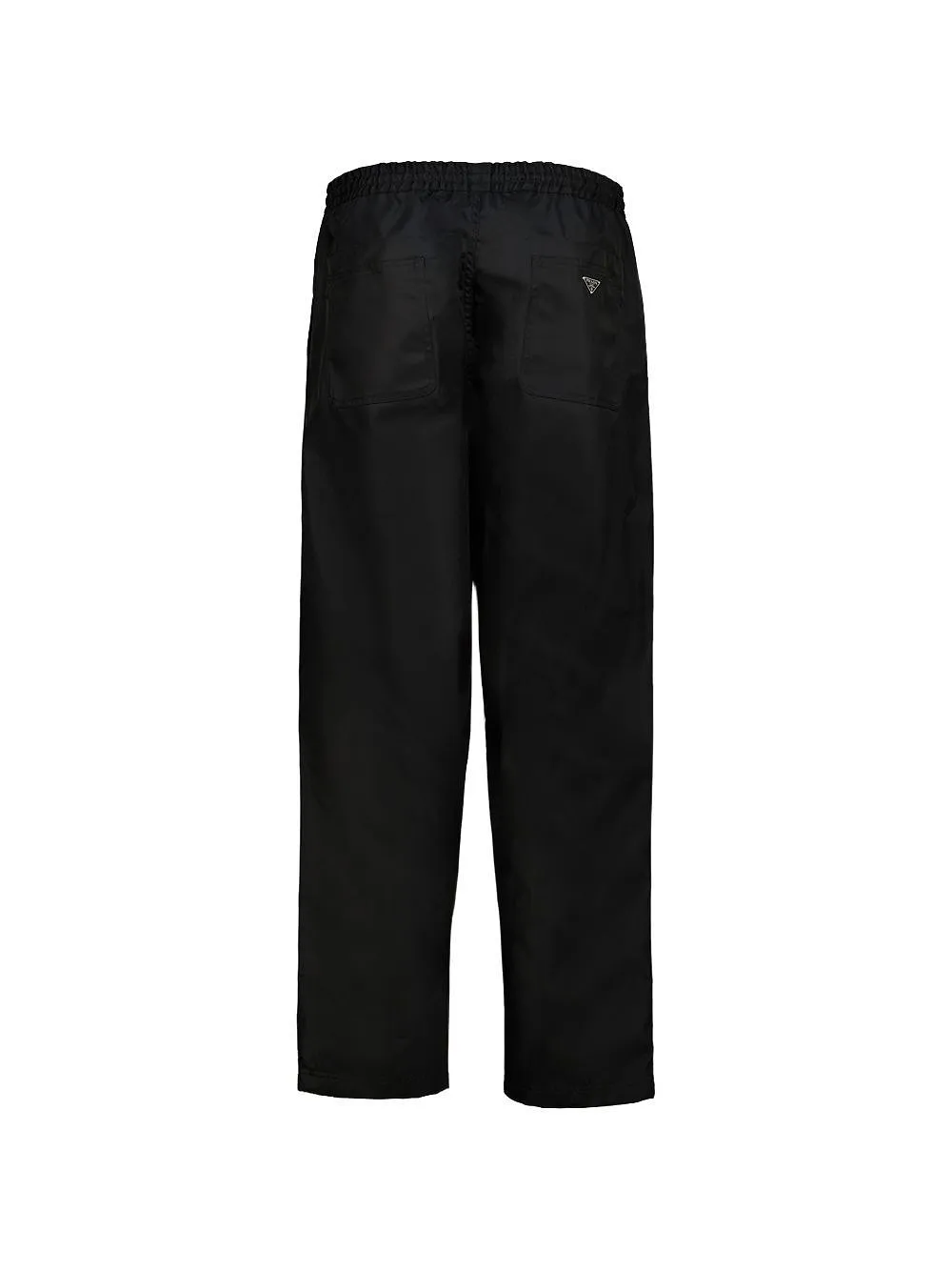 Prada Triangle-Logo Elasticated-Waistband Trousers