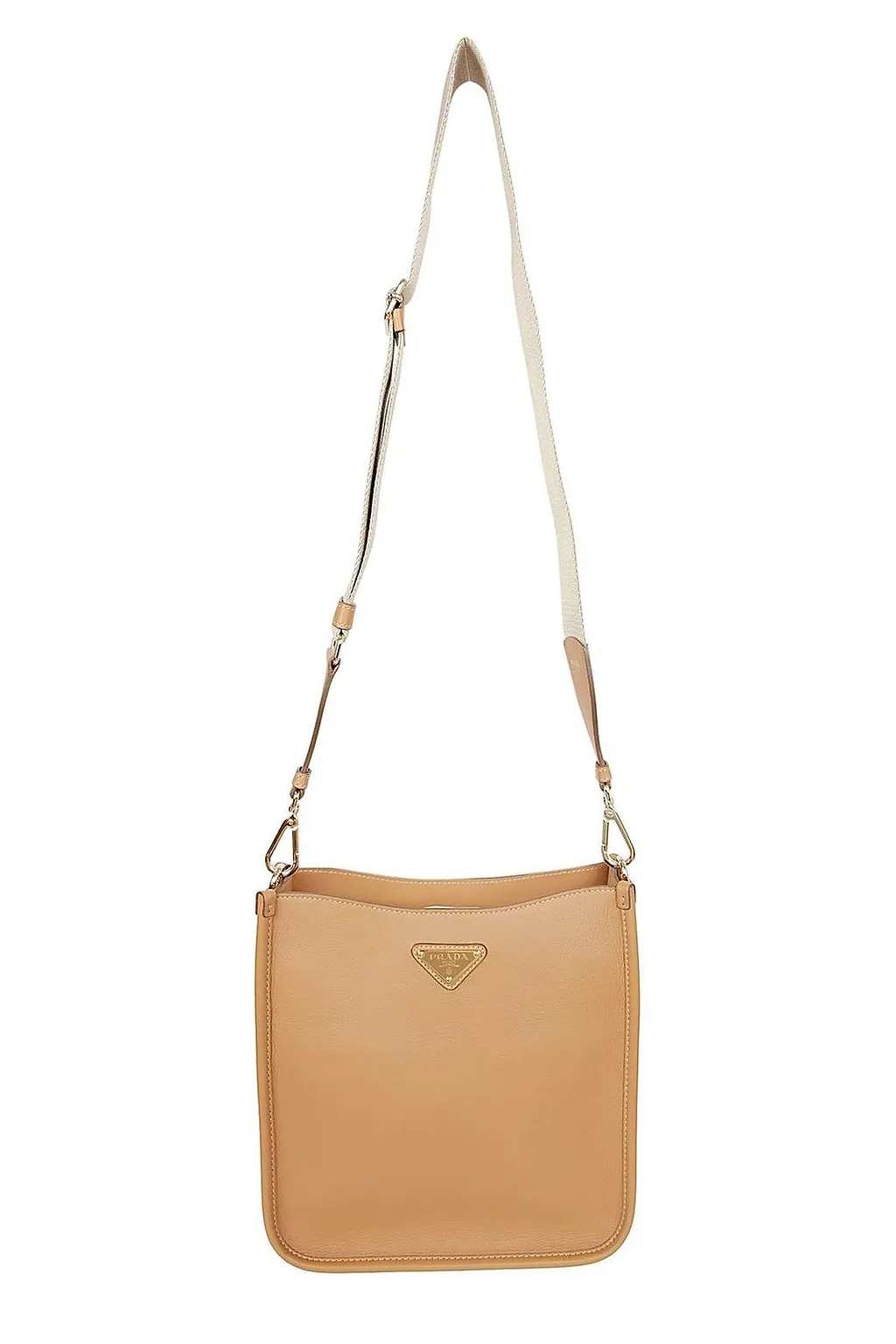 Prada Triangle-Logo Crossbody Bag