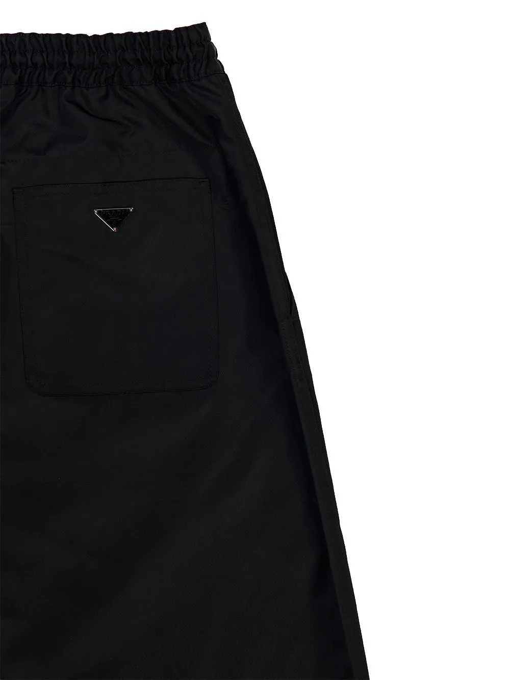 Prada Triangle-Logo Elasticated-Waistband Trousers