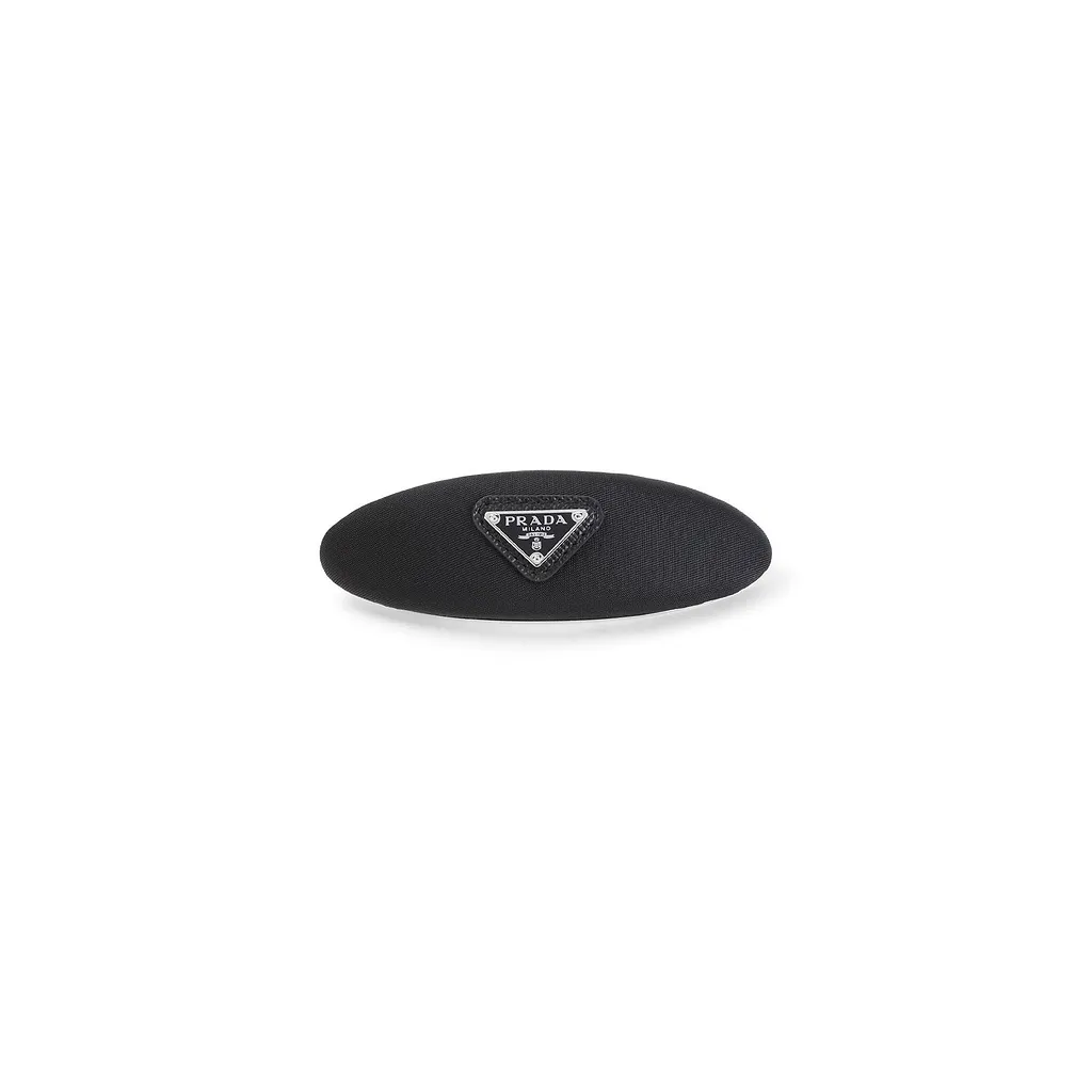 Prada Triangle-Logo Hair Clip