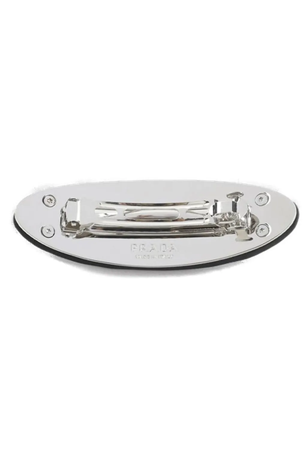 Prada Triangle-Logo Hair Clip