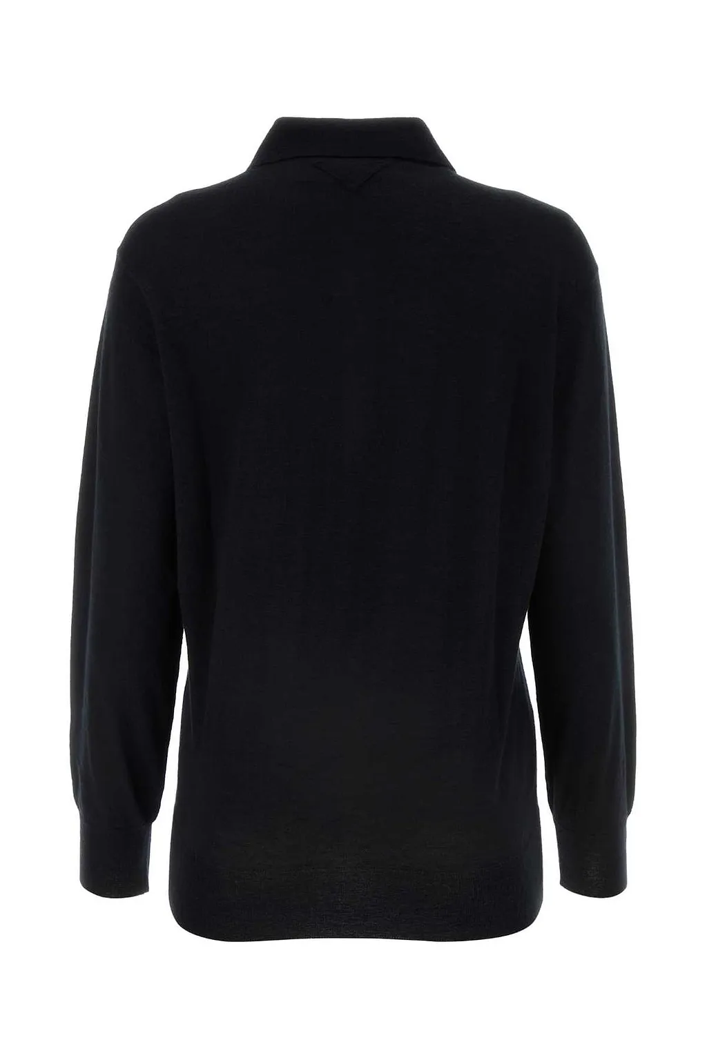 Prada Long Sleeved Knitted Polo Shirt