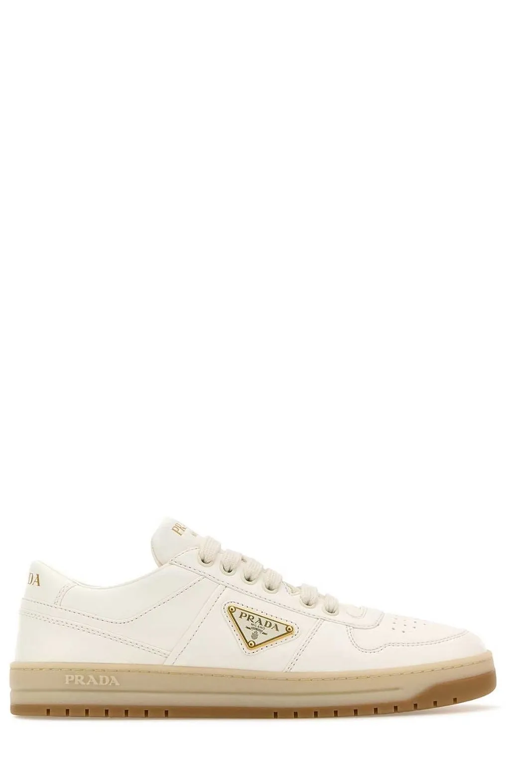 Prada Triangle-Logo Lace-Up Sneakers