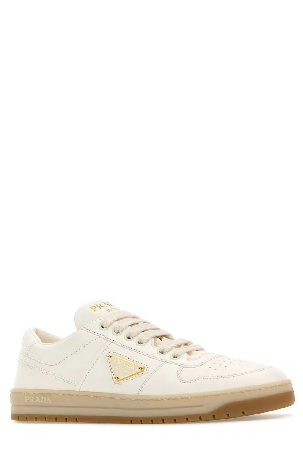 Prada Triangle-Logo Lace-Up Sneakers