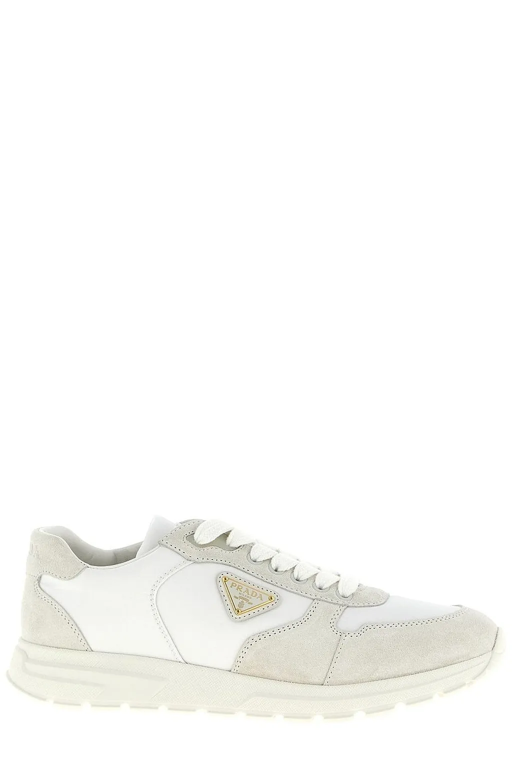 Prada Triangle-Logo Lace-Up Sneakers