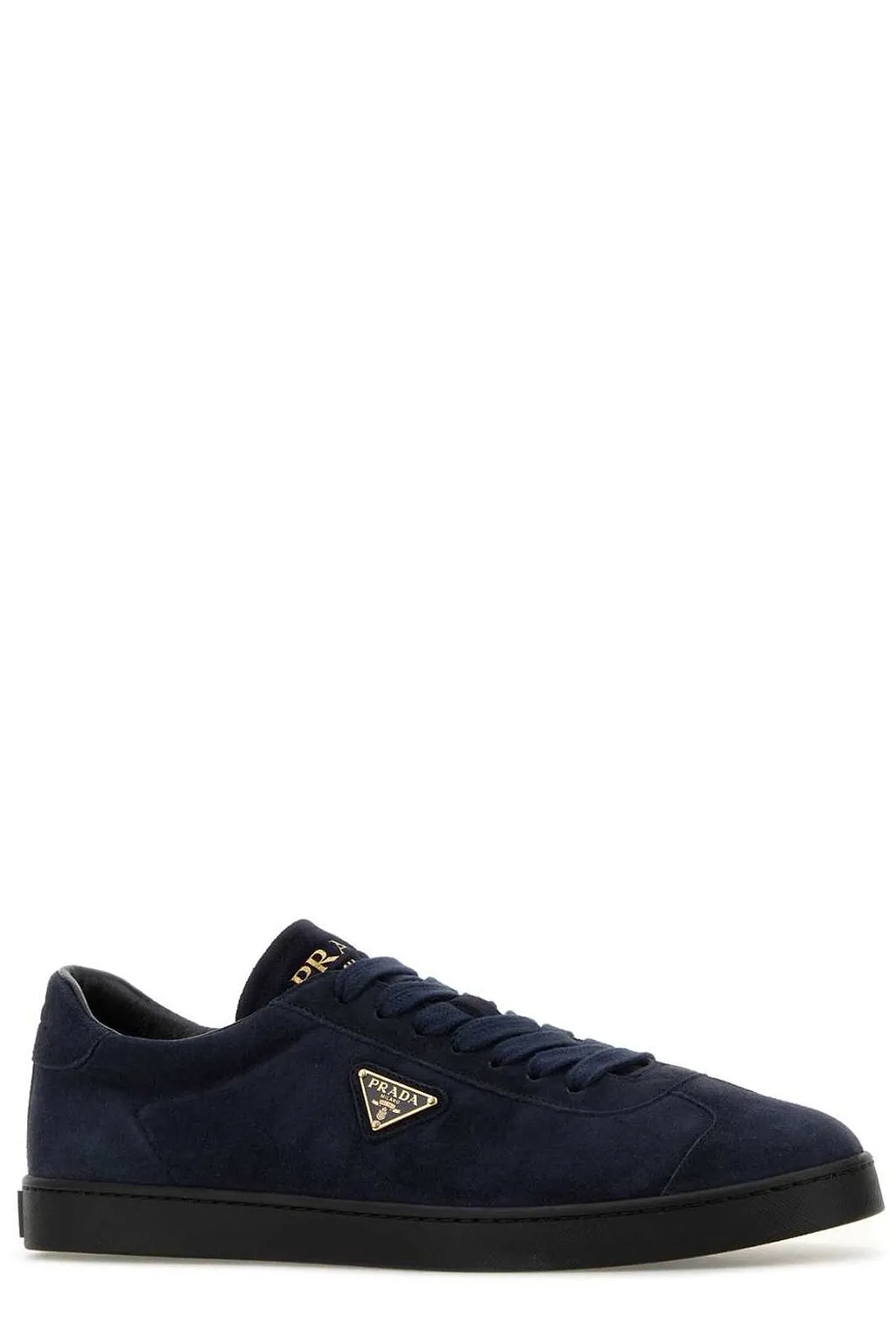 Prada Triangle-Logo Lace-Up Sneakers