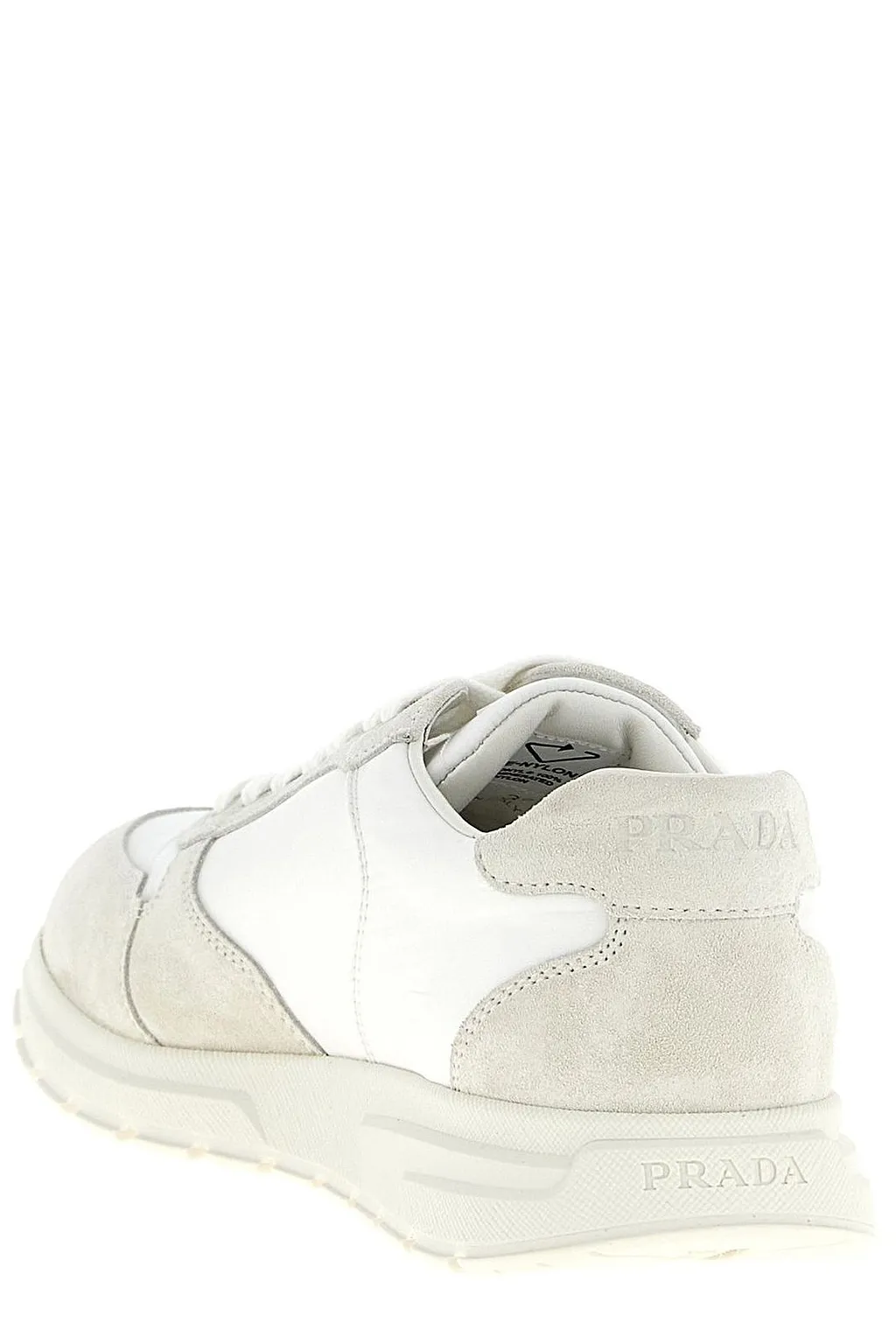 Prada Triangle-Logo Lace-Up Sneakers