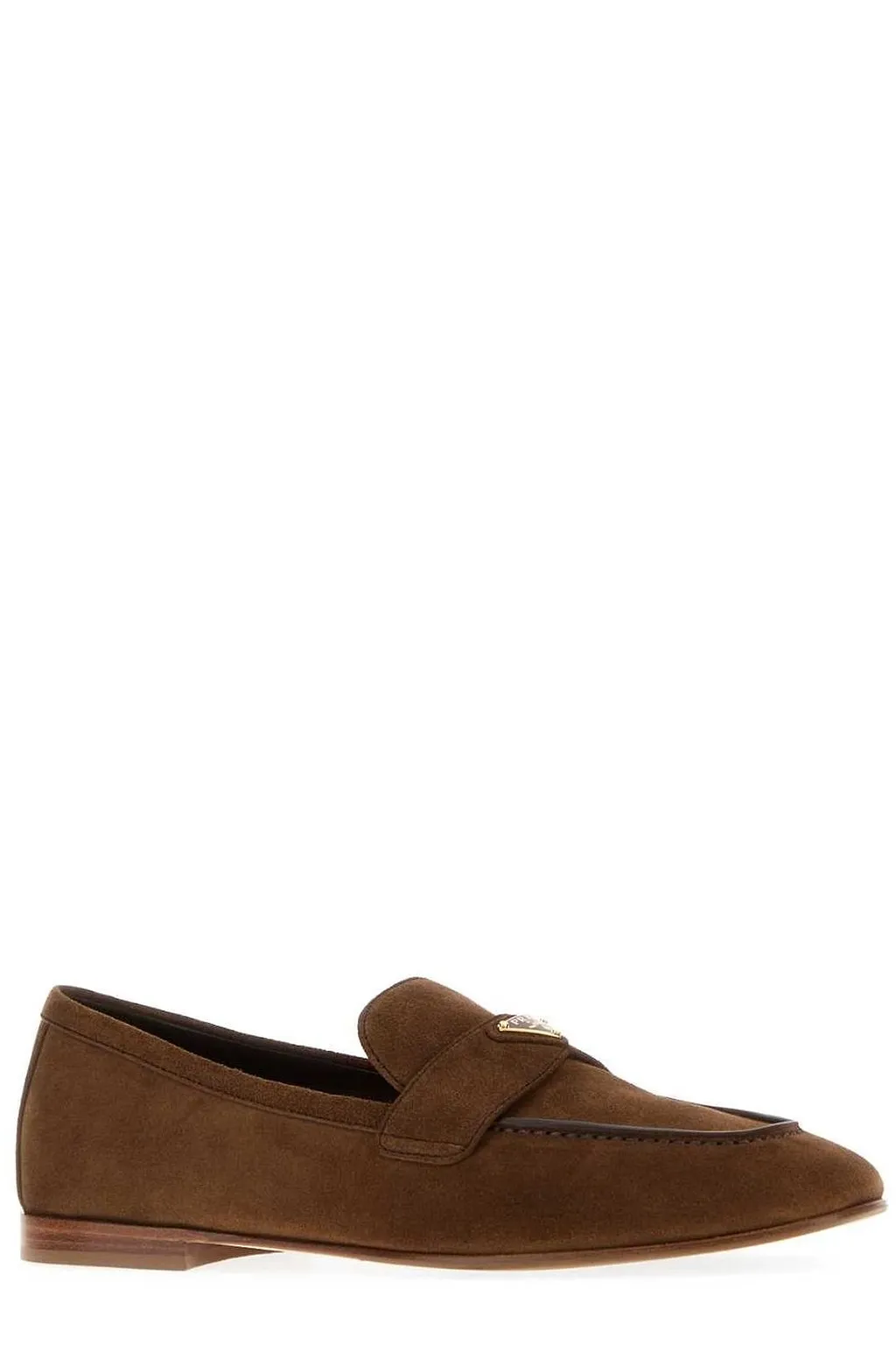 Prada Triangle-Logo Loafers