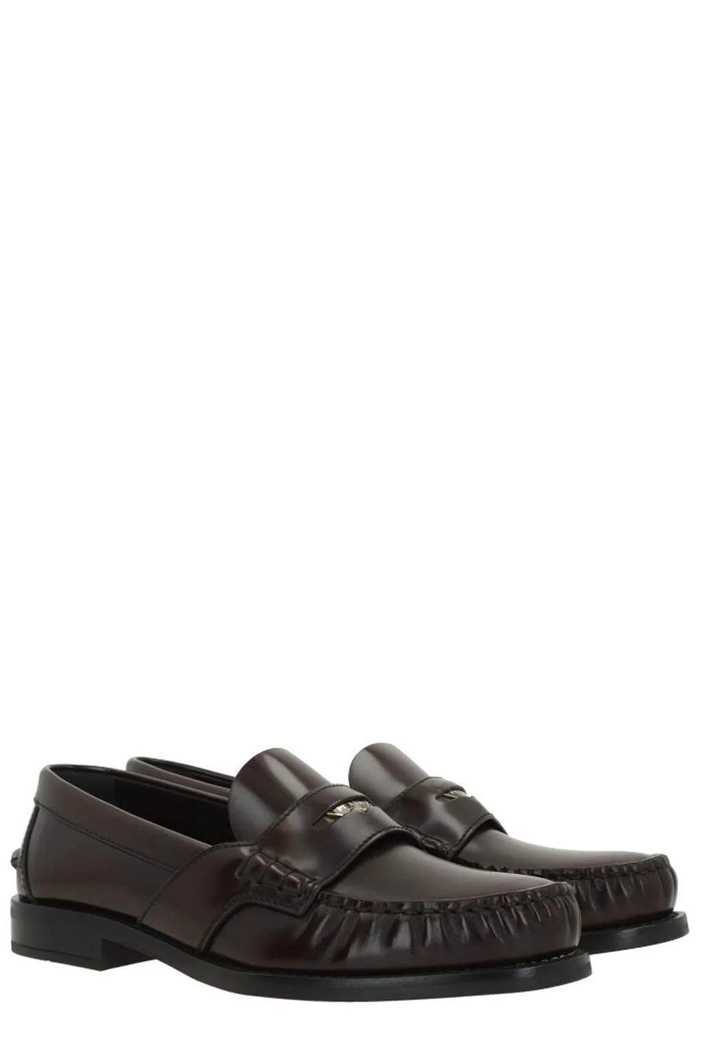 Prada Triangle-Logo Loafers