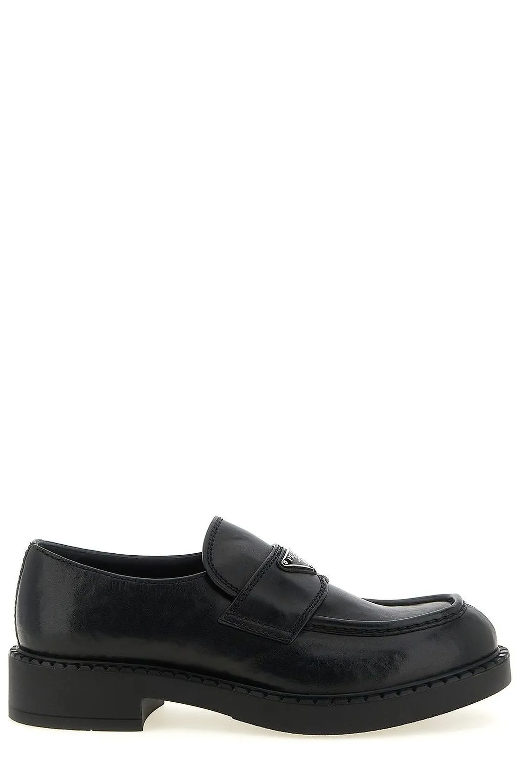 Prada Triangle-Logo Loafers