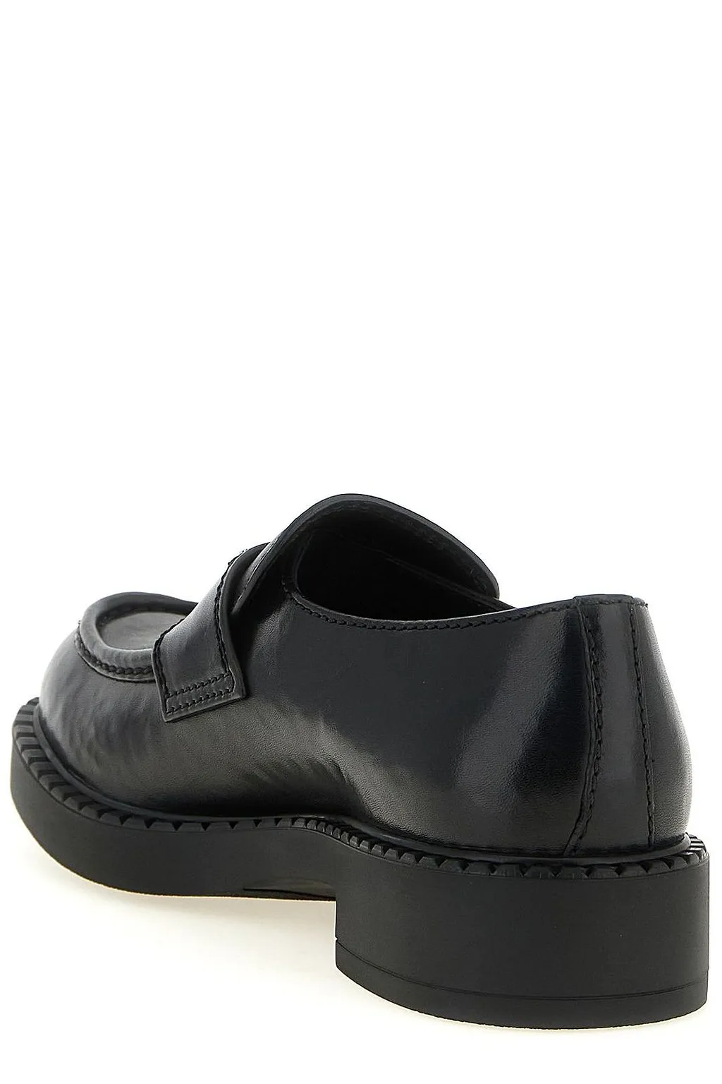 Prada Triangle-Logo Loafers