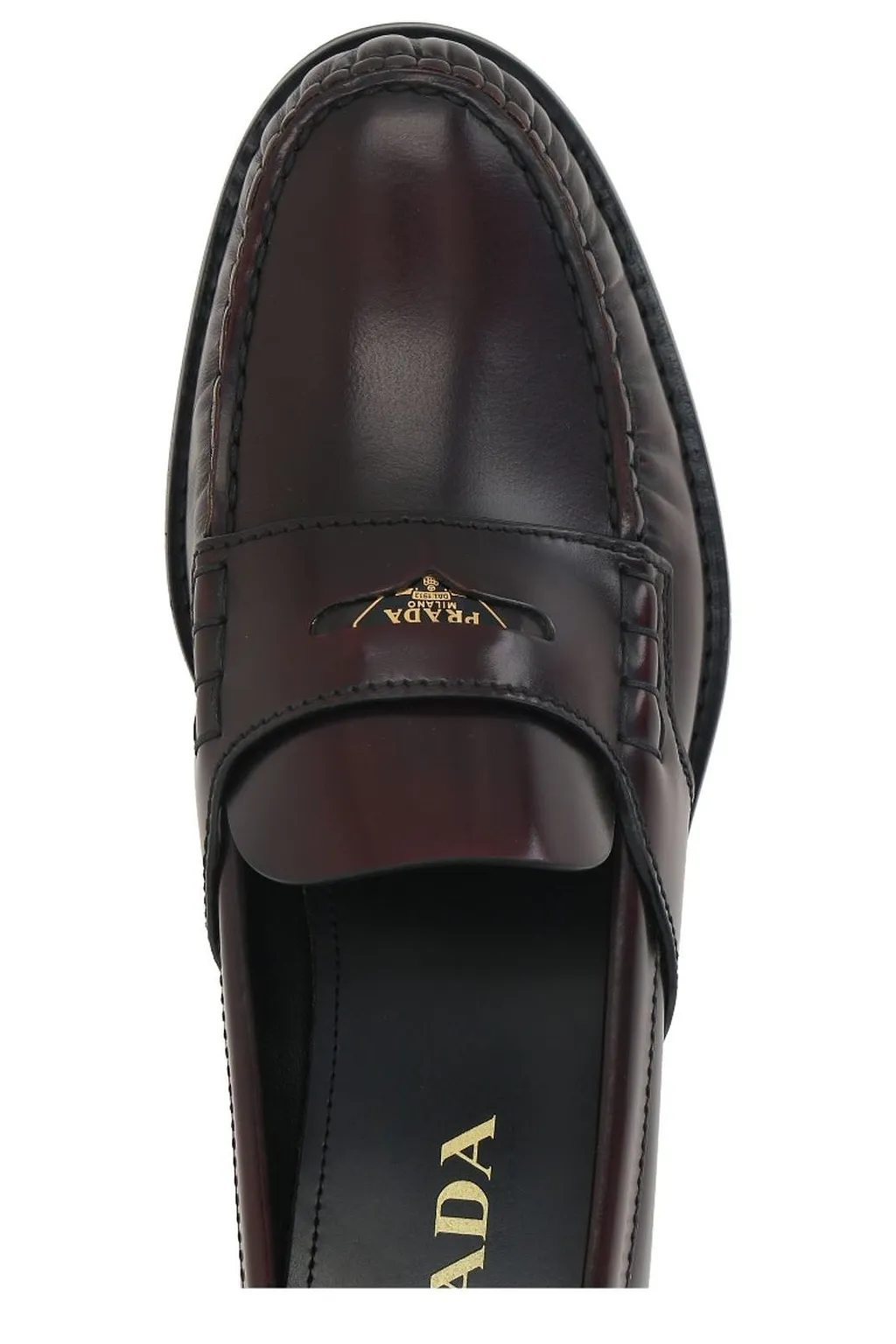 Prada Triangle-Logo Loafers