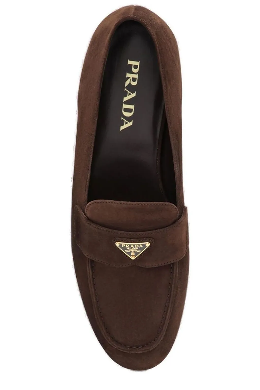 Prada Triangle-Logo Loafers