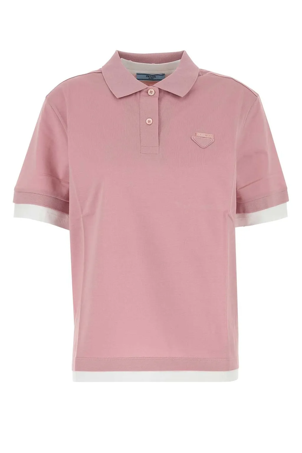 Prada Logo Detailed Short Sleeved Polo Shirt