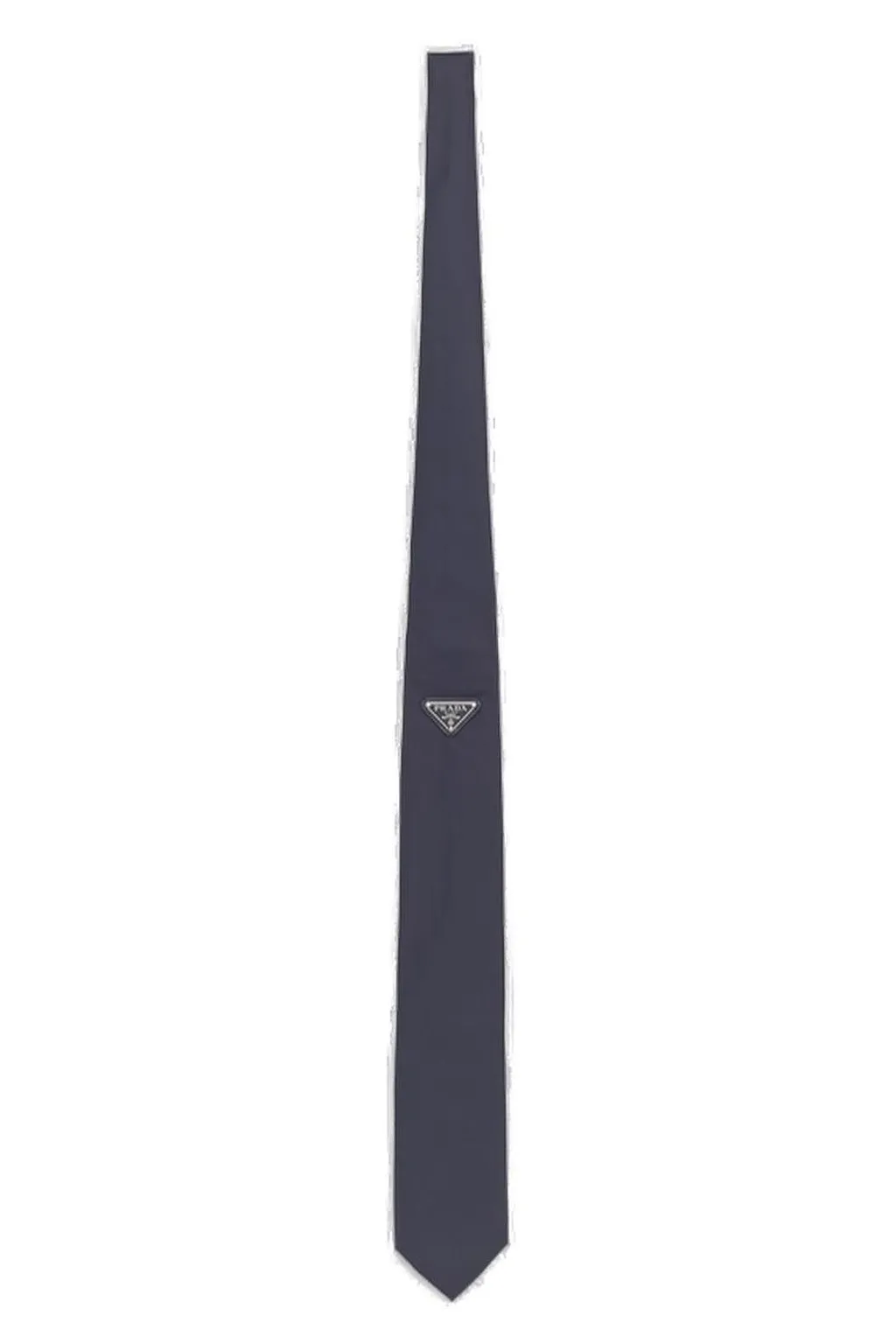 Prada Triangle-Logo Pointed--Tip Tie