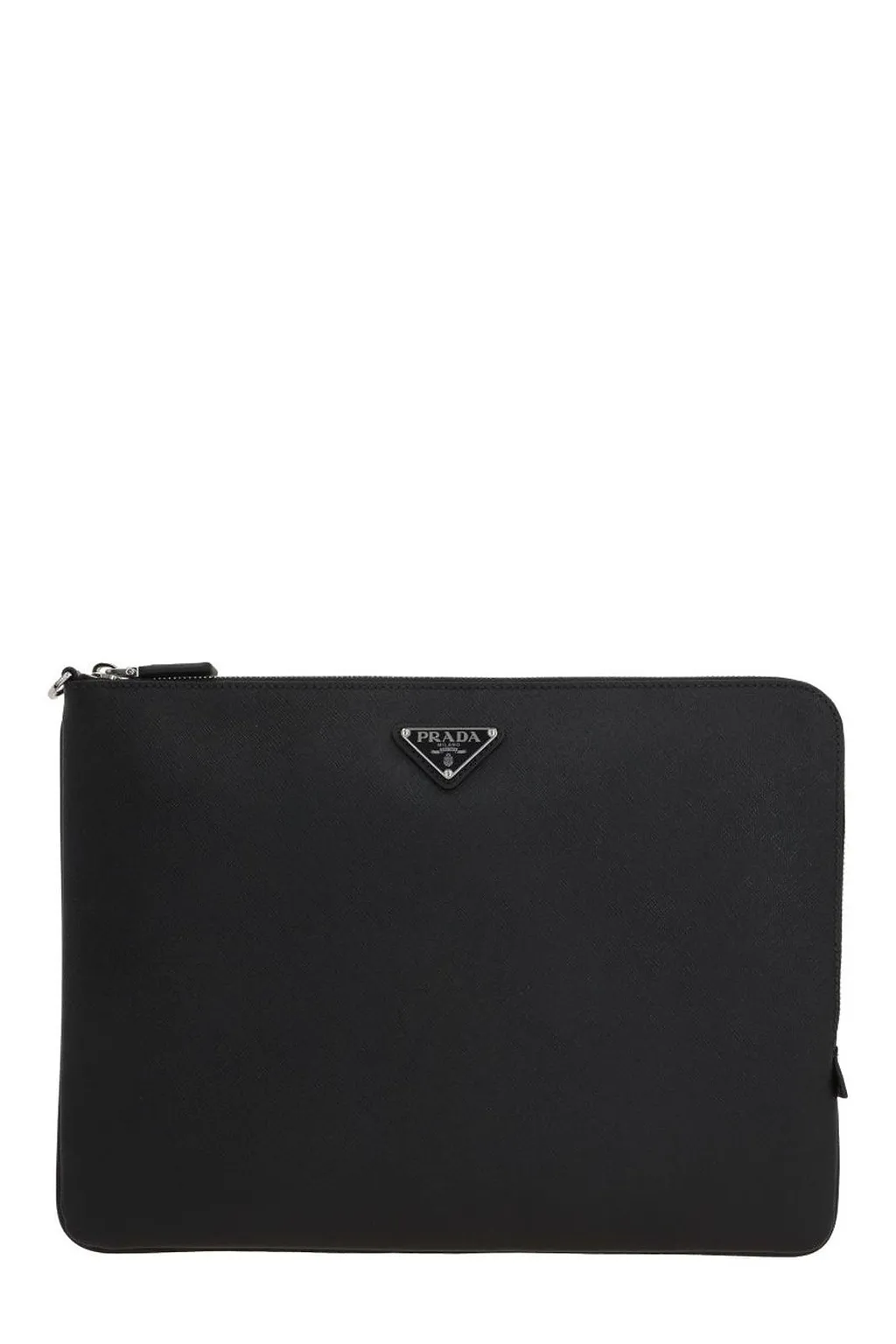 Prada Triangle-Logo Pouch