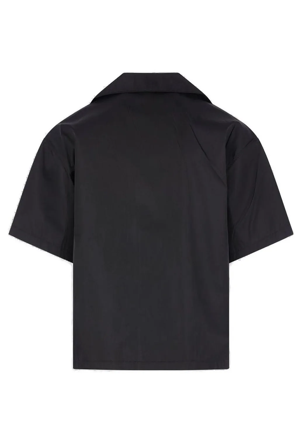 Prada Triangle-Logo Short-Sleeved Shirt