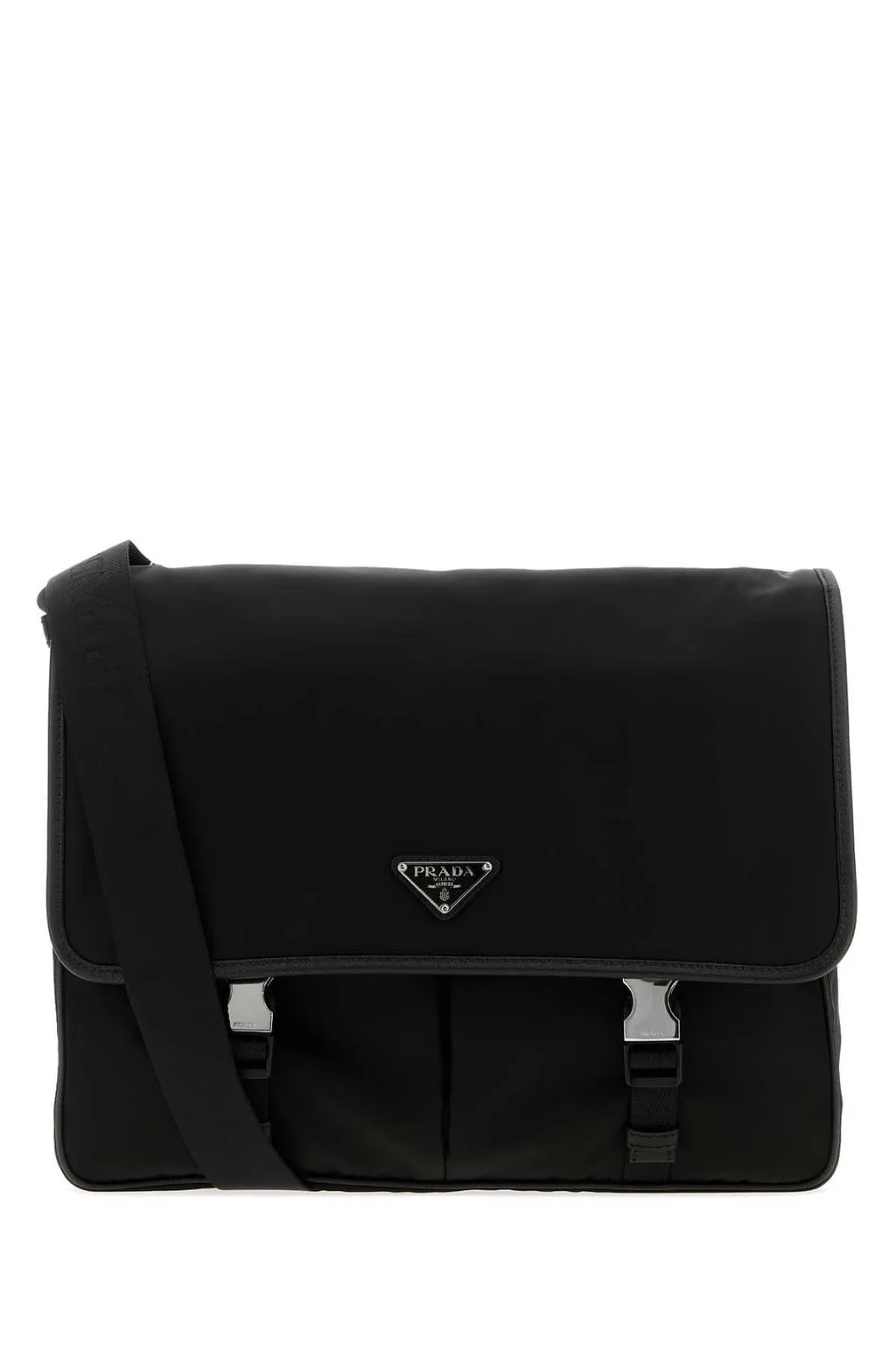 Prada Triangle-Logo Shoulder Bag