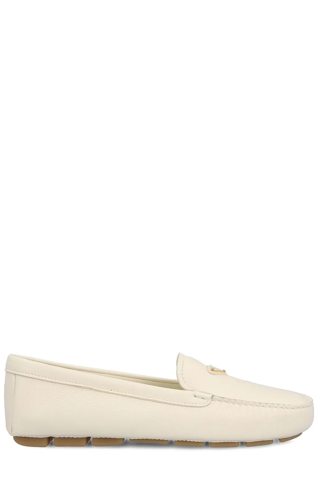 Prada Triangle-Logo Slip-On Loafers