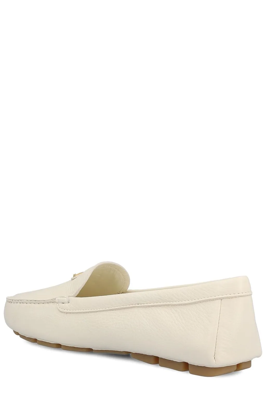 Prada Triangle-Logo Slip-On Loafers