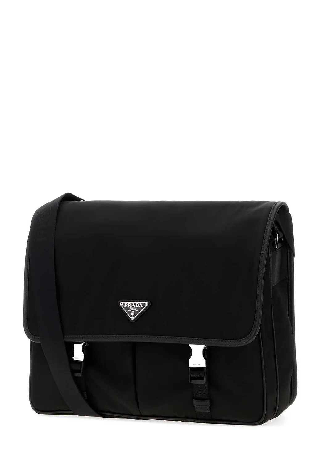 Prada Triangle-Logo Shoulder Bag