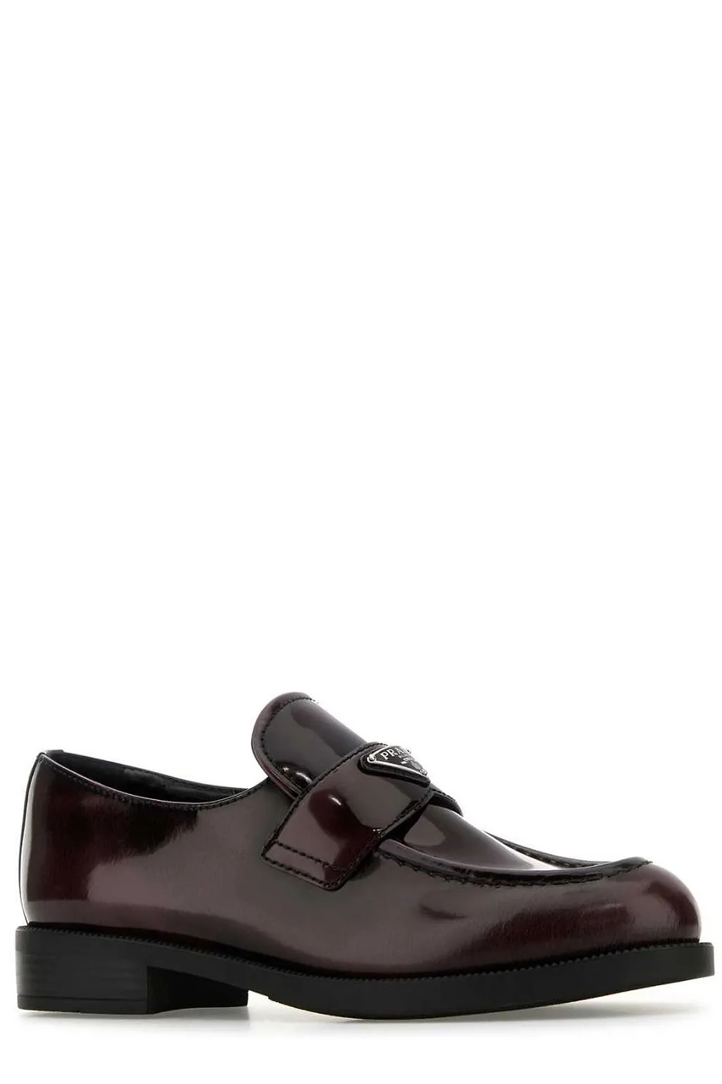 Prada Triangle-Logo Slip-On Loafers