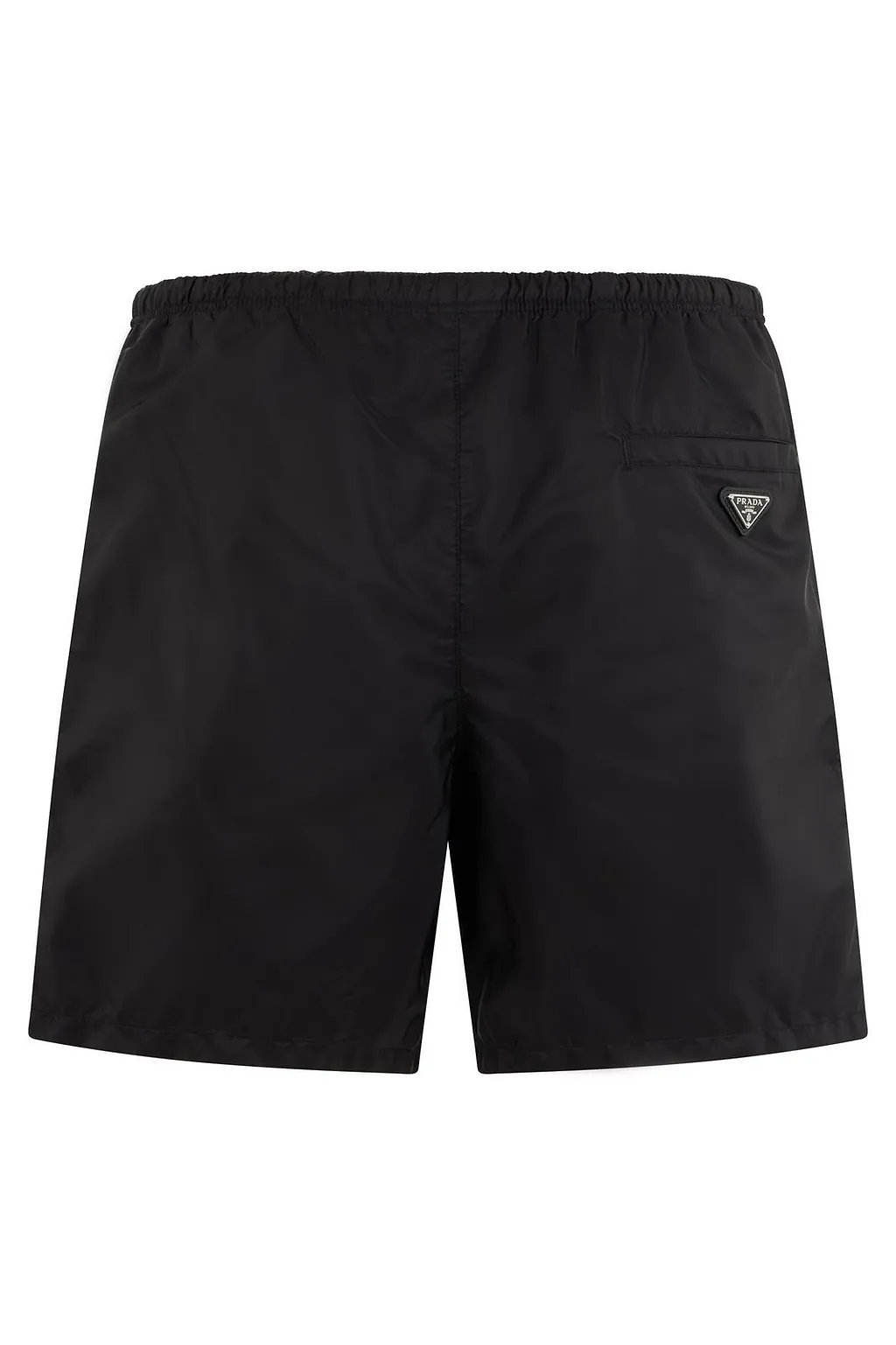 Prada Triangle-Logo Swim Shorts