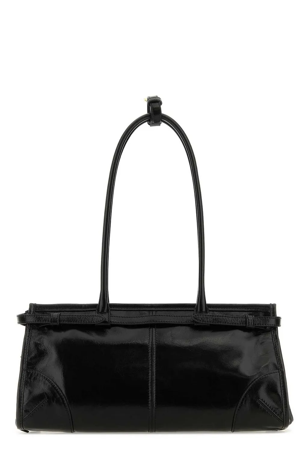 Prada Logo Plaque Medium Tote Bag