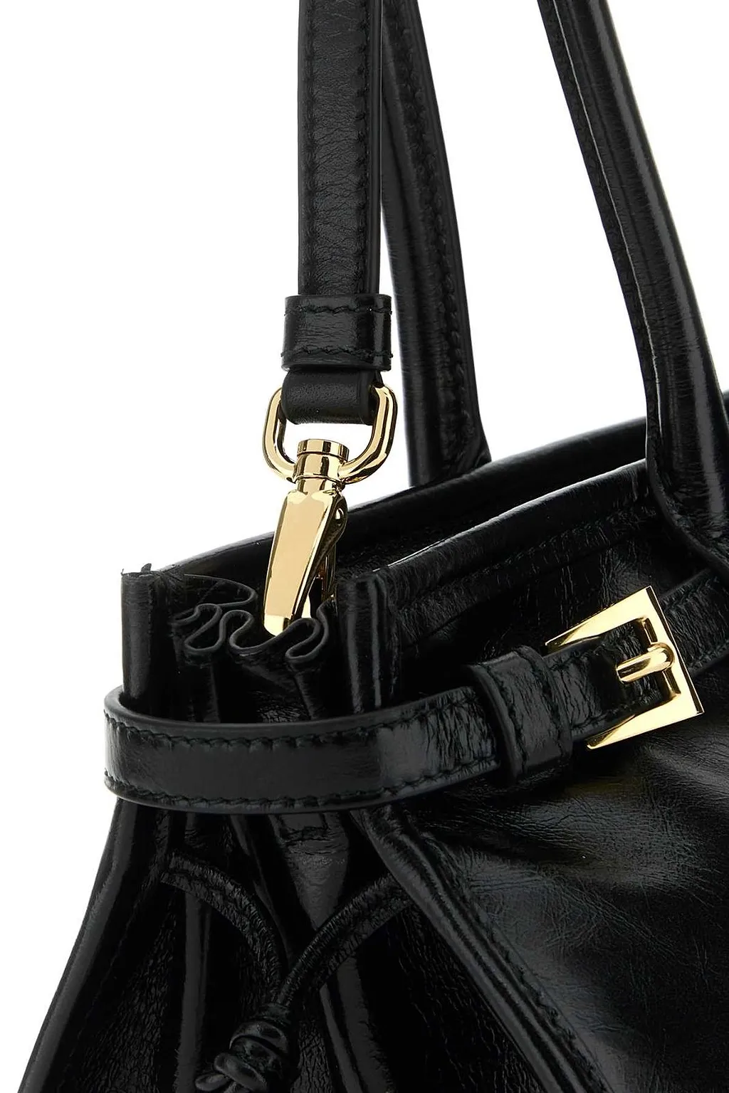 Prada Logo Plaque Medium Tote Bag