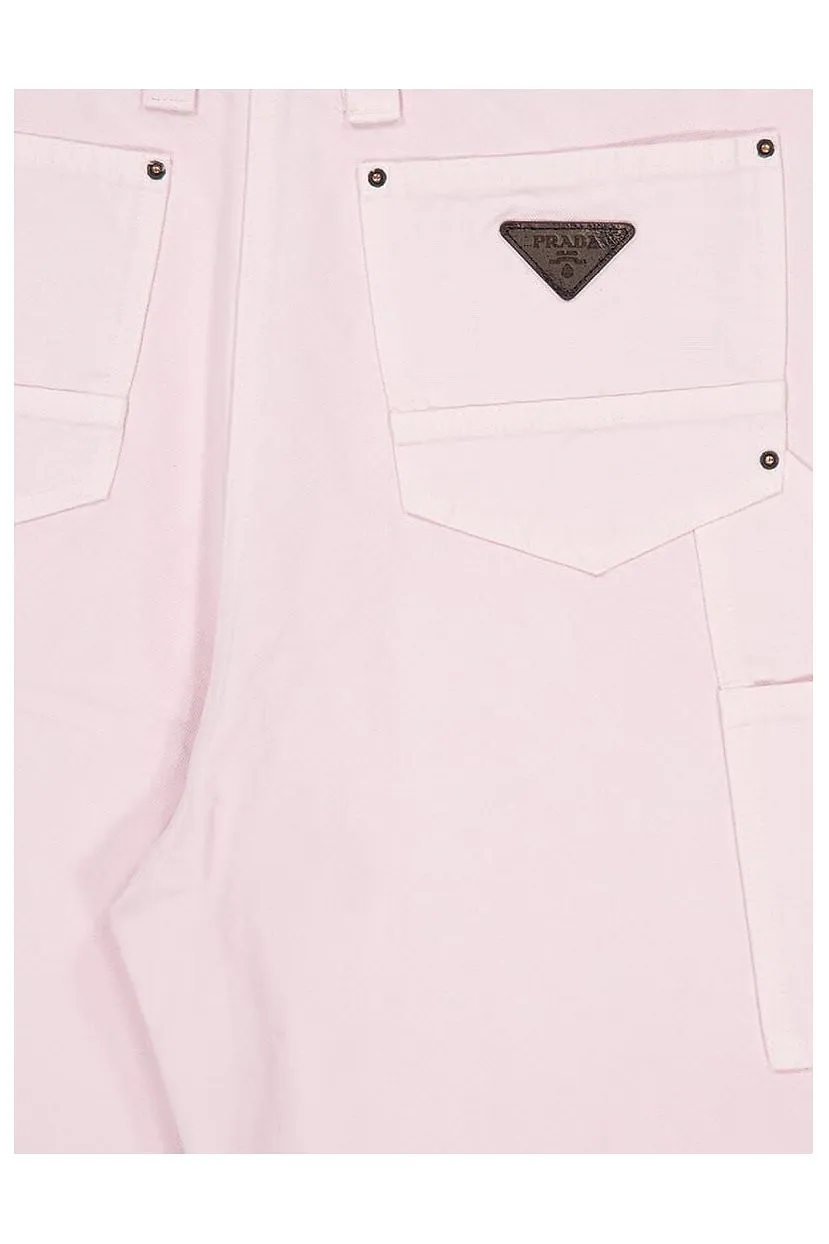Prada Triangle-Logo Trousers
