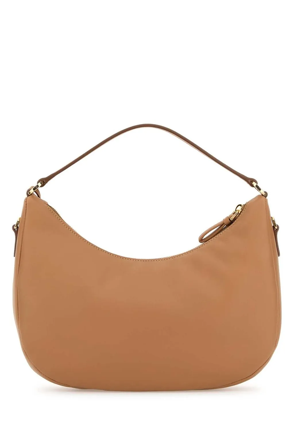 Prada Triangle-Logo Zipped Handbag