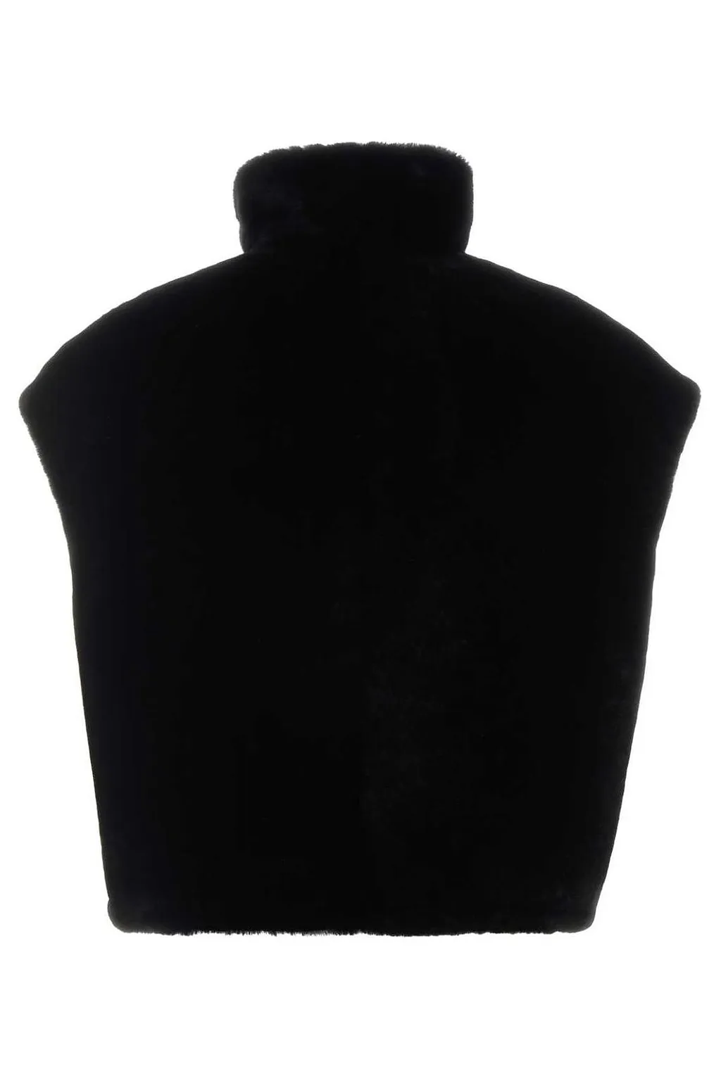 Prada Triangle-Logo Zipped Gilet